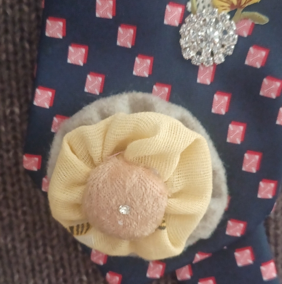 Upcycled Tie Necklace: - Picture 7 of 7